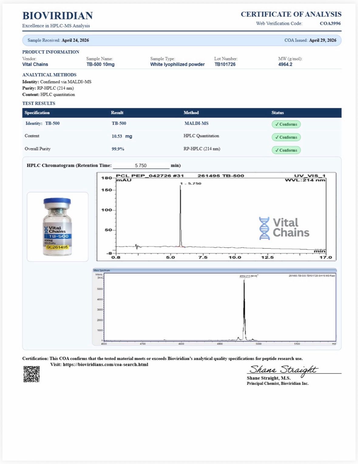 TB500 10MG - Image 2